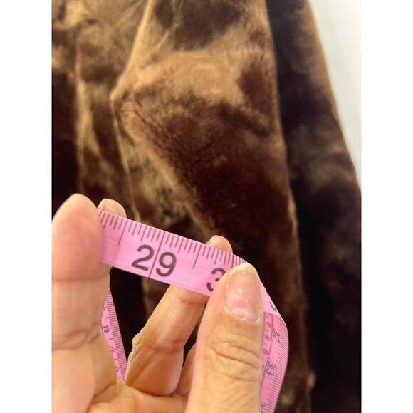Vintage Roaman's Faux Fur Coat Plus Size Women's 1x Brown - Picture 5 of 12